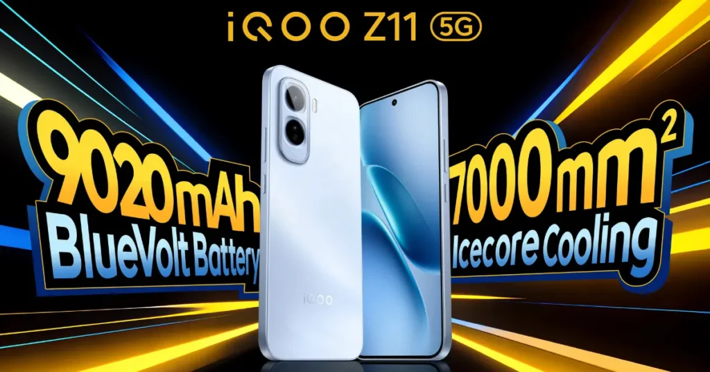 iQOO Z11 Launching Aug 20: Massive 9,020mAh Battery & 1.2M AnTuTu Score 3 iQOO Z11 Launching Aug 20