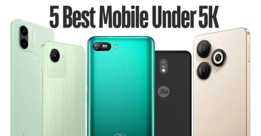 5 Best Touch Screen Smartphones Under 5000 in India 1 Smartphones Under 5000