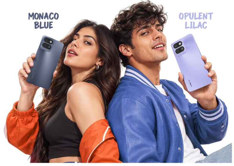 Lava Bold N4 Pro Goes Official on Amazon: Unisoc T8200 and 6,000mAh Battery 2 Lava Bold N4 Pro Monaco Blue and opulent Lilac colors