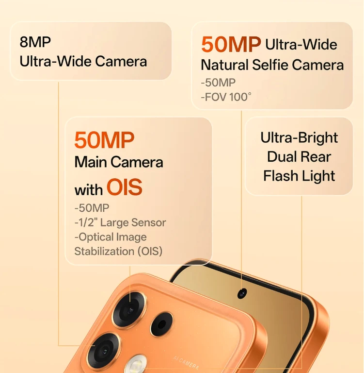 OPPO F35 Pro 5G Launch Set for October 5: Dual 50MP Cameras, 4K Video, and Confirmed Specs 2 OPPO F35 Pro 5G two 50-megapixel sensors