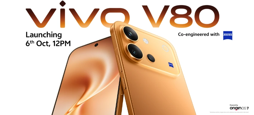 Vivo V80 Launch set for October