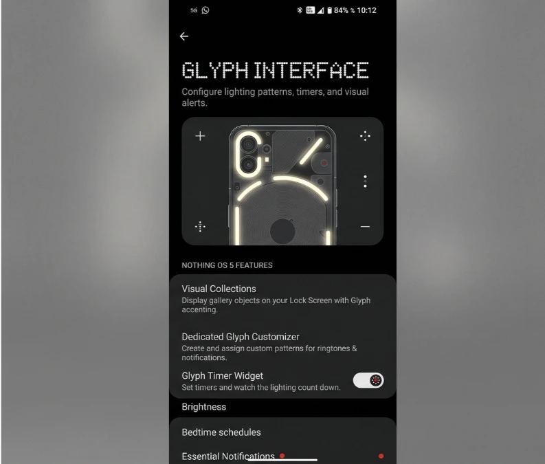 Nothing OS 5: Expanding the Glyph Interface