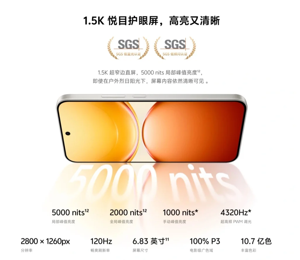 vivo Y600k Turbo 120Hz Display